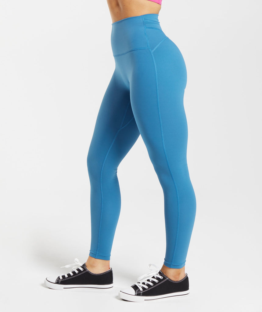 Gymshark Legacy Leggings - Lakeside Blue 1