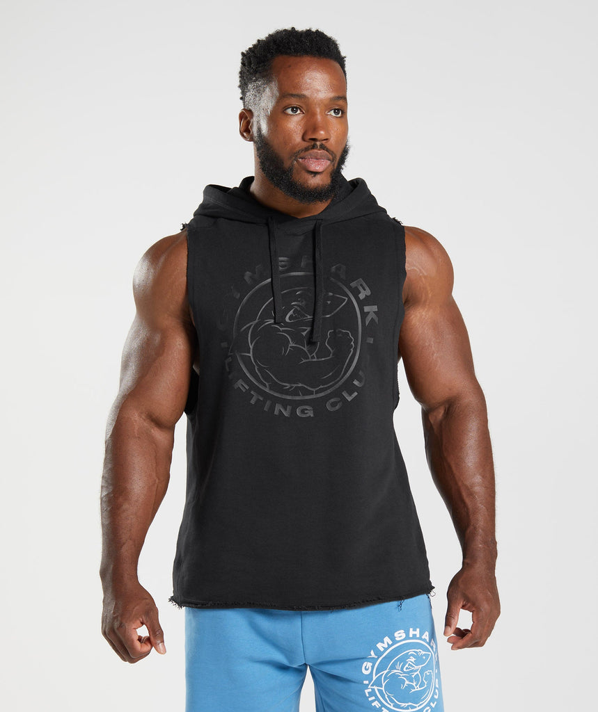 Gymshark Legacy Drop Arm Hoodie - Black 1