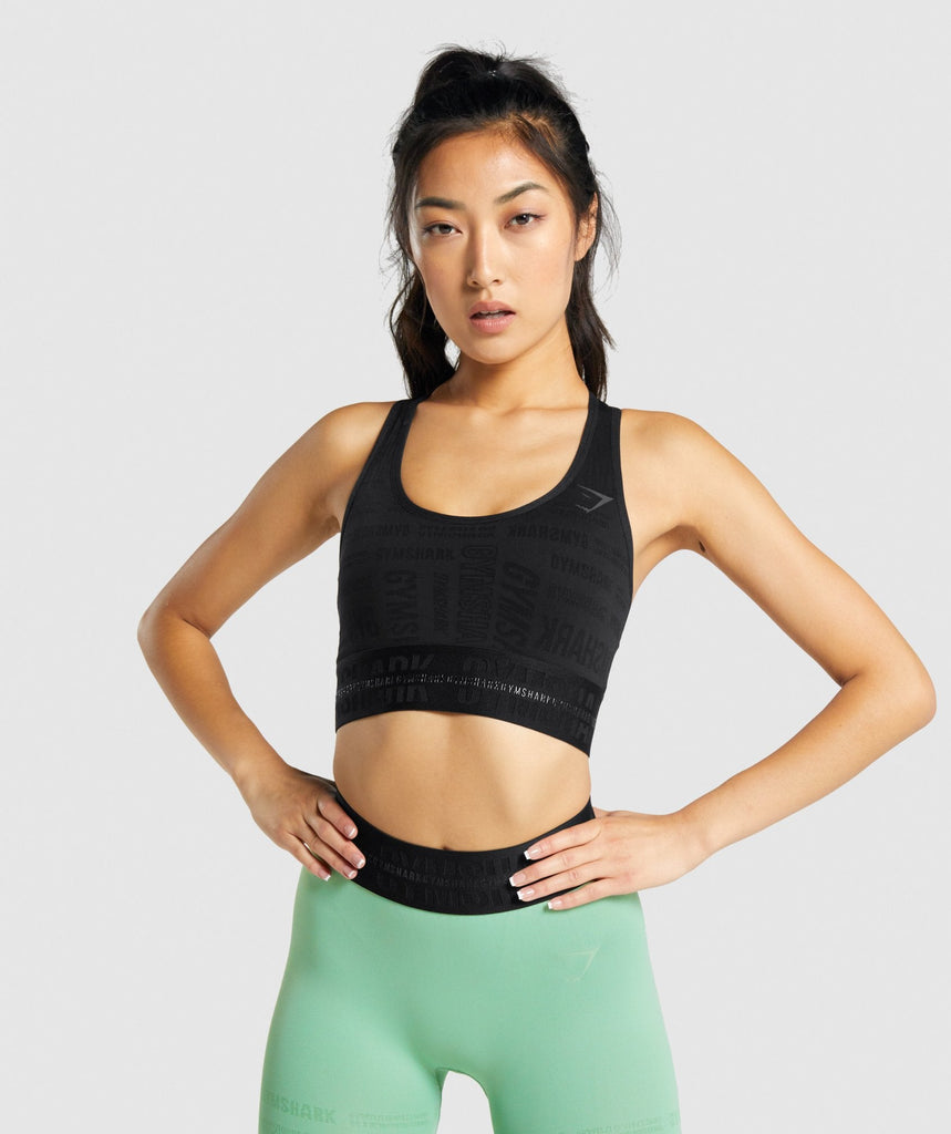 Gymshark Vision Sports Bra Black Gymshark